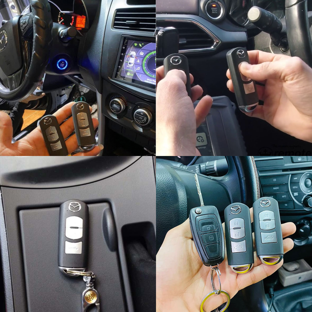 SMART KEY Ô TÔ MAZDA BT50 – HỆ THỐNG ĐỀ NỔ XE TỪ XA