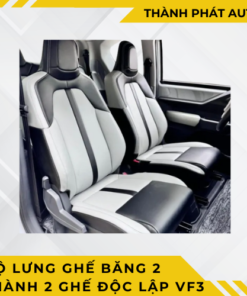 Độ Lưng Ghế Băng 2 Thành 2 Ghế Độc Lập Cho Xe VinFast VF3