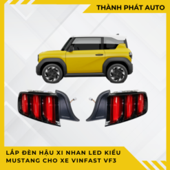 Lắp Đèn Hậu Xi Nhan LED Kiểu Mustang Cho Xe VinFast VF3