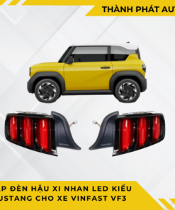 Lắp Đèn Hậu Xi Nhan LED Kiểu Mustang Cho Xe VinFast VF3