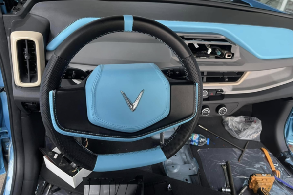 Bọc Da Vô Lăng Xe VinFast VF3 – Theo Mẫu Yêu Cầu - Ảnh 2
