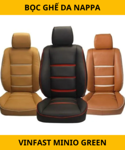 Bọc Ghế Da Nappa Cho Xe VinFast Minio Green