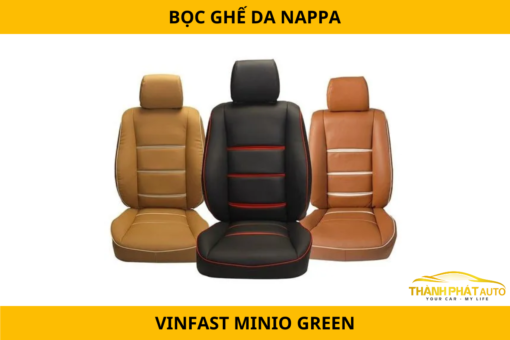 Bọc Ghế Da Nappa Cho Xe VinFast Minio Green