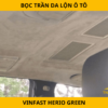 Bọc Trần Da Lộn Xe VinFast Herio Green