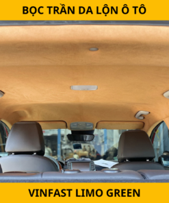 Bọc Trần Da Lộn Xe VinFast Limo Green