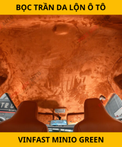 Bọc Trần Da Lộn Xe VinFast Minio Green