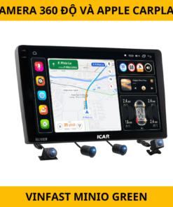 Camera 360 Độ Và Apple CarPlay Cho VinFast Minio Green