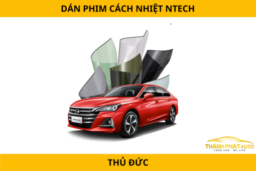 Dán Phim Cách Nhiệt Ntech Ô Tô Tại TP. Thủ Đức