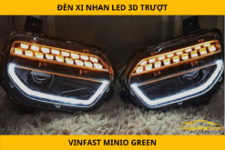 Đèn Xi Nhan LED 3D Trượt Cho Xe VinFast Minio Green