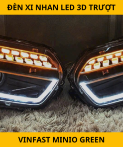 Đèn Xi Nhan LED 3D Trượt Cho Xe VinFast Minio Green