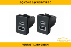 Độ Cổng Sạc USB/TYPE C Cho VinFast Limo Green