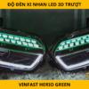 Độ Đèn Xi Nhan LED 3D Trượt Cho VinFast Herio Green