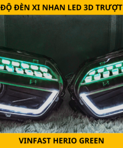 Độ Đèn Xi Nhan LED 3D Trượt Cho VinFast Herio Green