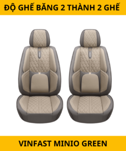 Độ Ghế Băng 2 Thành 2 Ghế Cho VinFast Minio Green