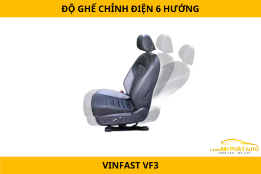 Độ Ghế Chỉnh Điện 6 Hướng Cho VinFast VF3