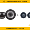 Độ Loa Cánh Alpine Cho VinFast Herio Green