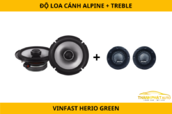Độ Loa Cánh Alpine Cho VinFast Herio Green