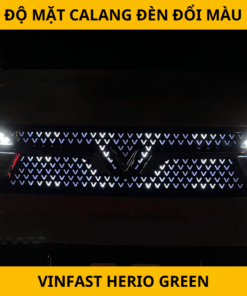 Độ Mặt Calang Đèn Đổi Màu Cho VinFast Herio Green