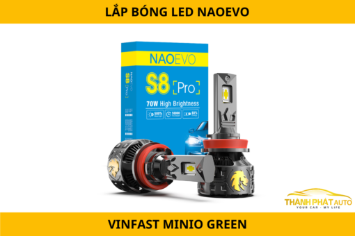 Lắp Bóng LED NaoEvo Cho VinFast Minio Green