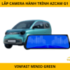 Lắp Camera Hành Trình Azcam G1 Cho Xe VinFast Minio Green