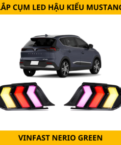 Lắp Cụm LED Hậu Kiểu Mustang Cho VinFast Nerio Green
