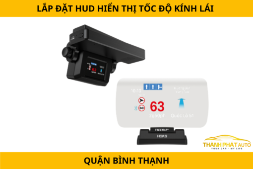 Lắp Đặt HUD Hiển Thị Tốc Độ Kính Lái Ô Tô Tại Quận Bình Thạnh