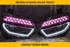 Lắp Đèn Xi Nhan LED 3D Trượt Cho VinFast Nerio Green