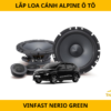 Lắp Loa Cánh Alpine Cho Xe VinFast Nerio Green