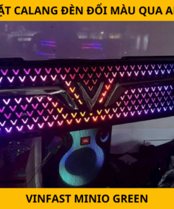 Mặt Calang Đèn Đổi Màu Cho Xe VinFast Minio Green