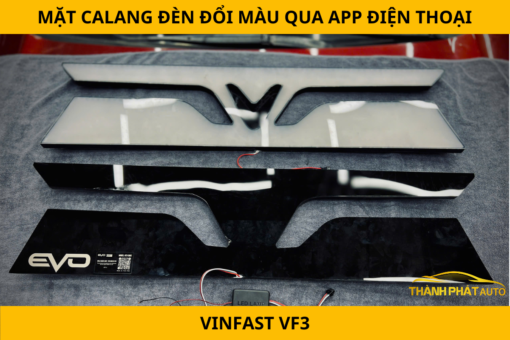 Mặt Calang Đèn Đổi Màu Qua App Điện Thoại Xe VinFast VF3