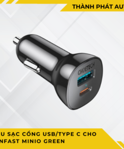 Tẩu Sạc Cổng USB/TYPE C Cho VinFast Minio Green