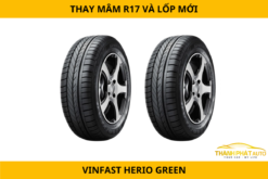 Thay mâm R17 Và Lốp Mới Cho VinFast Herio Green