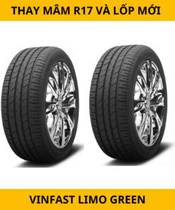 Thay mâm R17 Và Lốp Mới Cho VinFast Limo Green