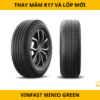 Thay mâm R17 Và Lốp Mới Cho Xe VinFast Minio Green