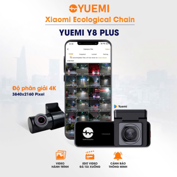 Camera Hành Trình Yuemi Y8 Plus Cho Ô Tô - Ảnh 3