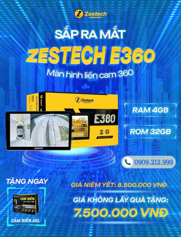 Màn hình Zestech E360 Mới Nhất 2025 - Ảnh 2