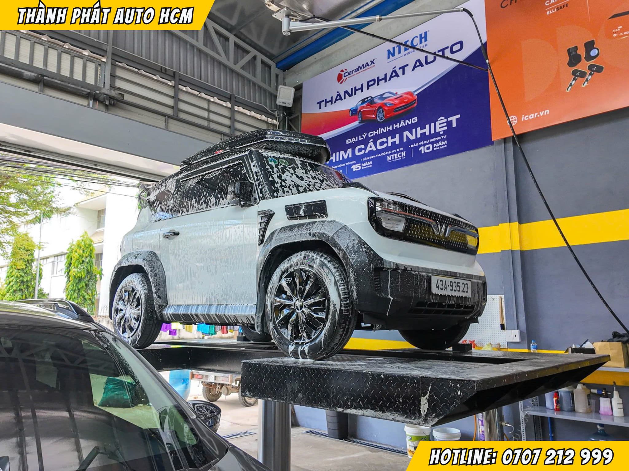 Lắp Đặt Phụ Kiện VF3 Tại TP HCM