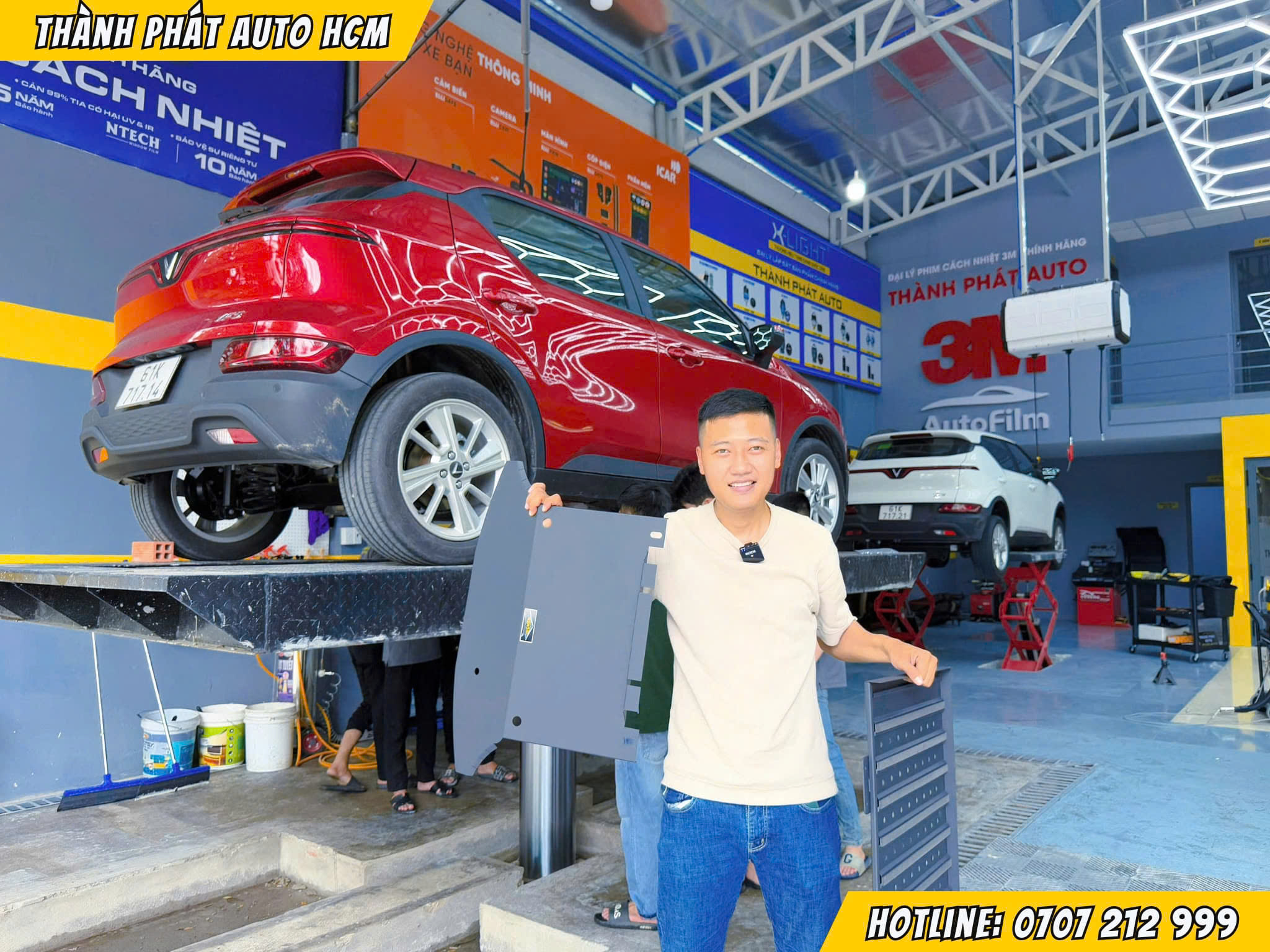 Lắp Đặt Tấm Ốp Pin VF5