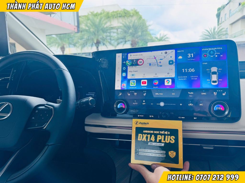 Android Box DX14 cho Lexus LM500h
