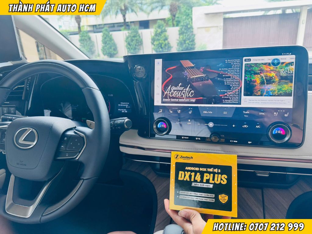 Android Box DX14 cho Lexus LM500h