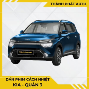 Dán Phim Cách Nhiệt Cho Xe Kia Tại Quận 3