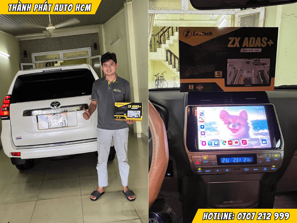 Màn Hình ZX ADAS+ Prado 2020