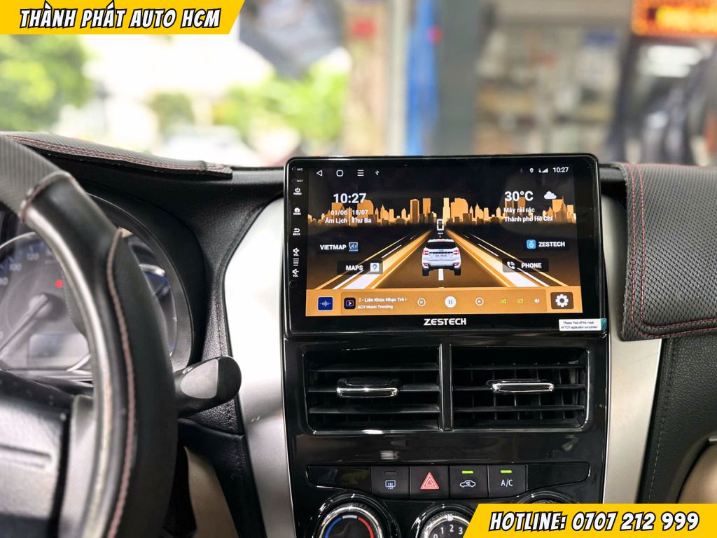 Màn hình xe vios - Màn hình android zestech vios 2019-2023 