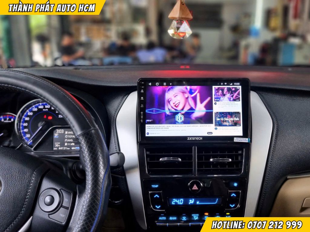 màn hình xe vios màn hình zestech xe vios 2019-2023