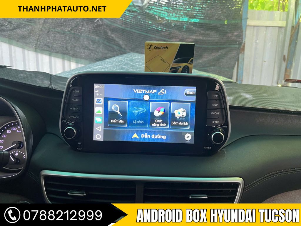 Lắp android box Tucson