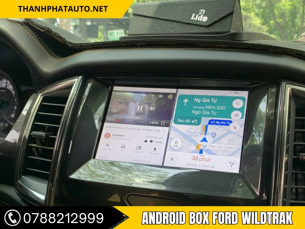 Android box DX265 cho Wildtrak