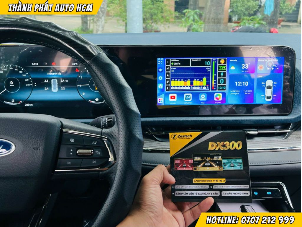 Android Box cho xe Ford Territory 2025 zestech dx300