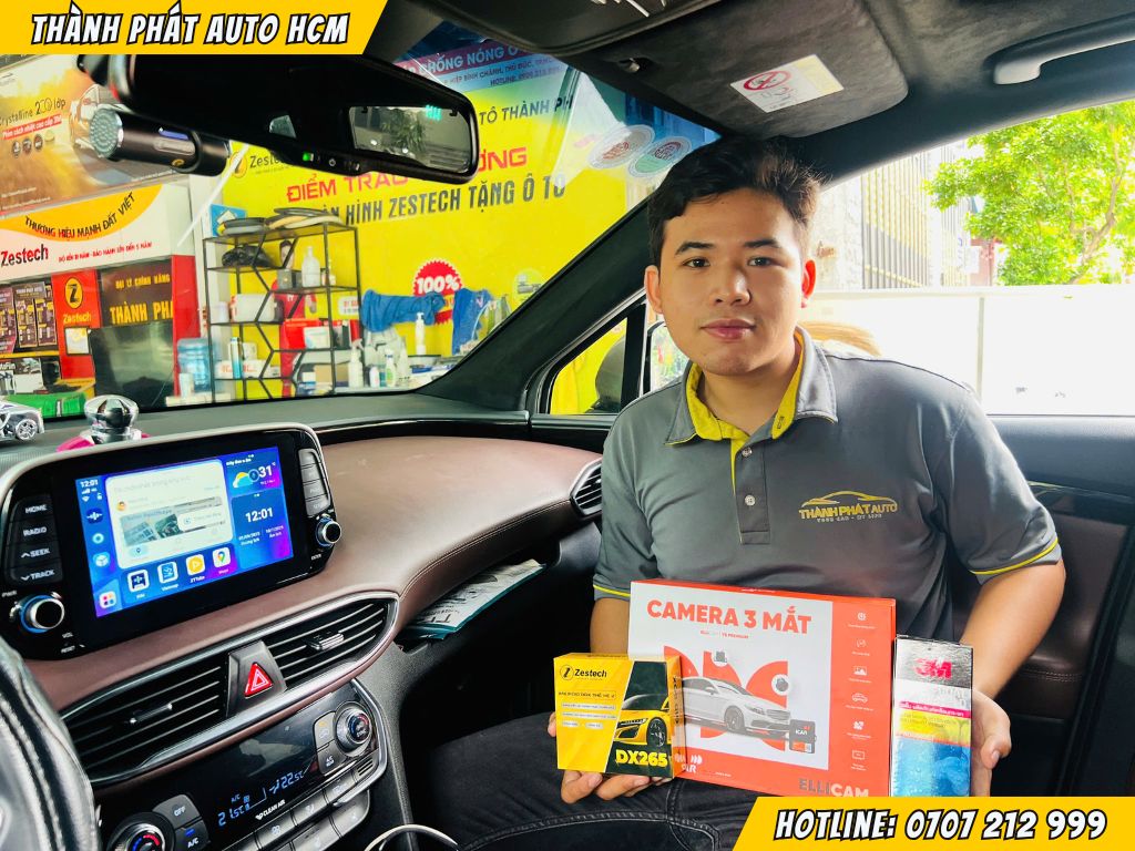 Camera 3 Mắt ICAR Cho Xe Santafe 2020