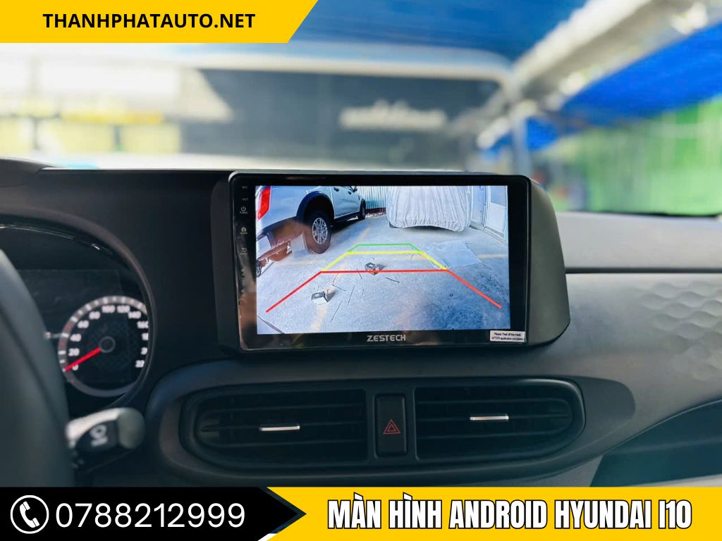Lắp màn hình android xe Hyundai I10