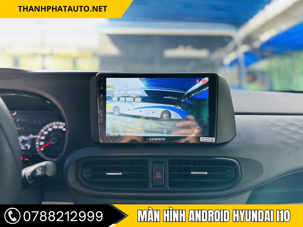 Lắp màn hình android xe Hyundai I10
